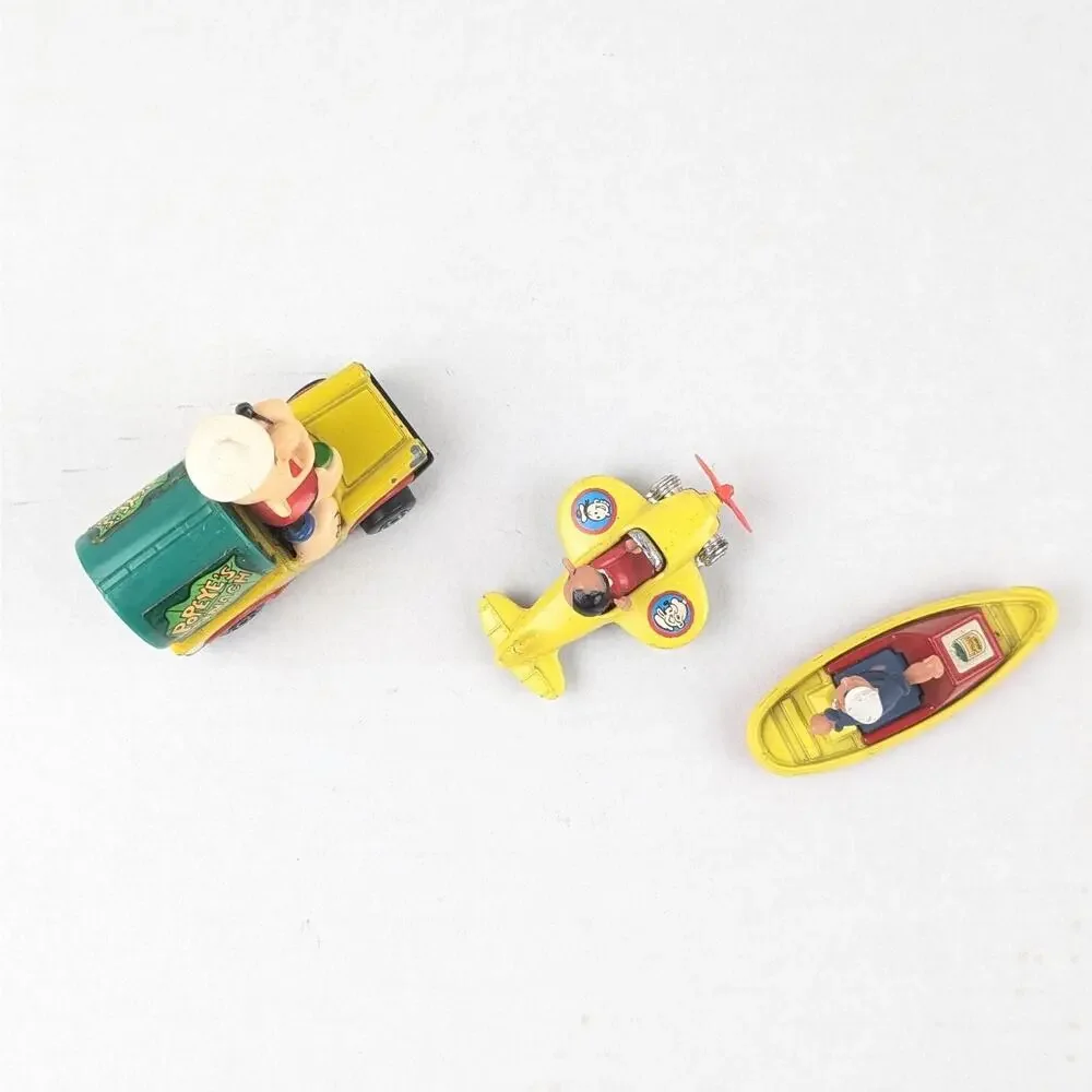 intage Popeye Die Cast Vehicle Lot Corgi Juniors Matchbox Lesney Olive